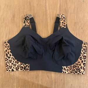 Evelyn & Bobbie Beyond Bra black leopard size XL
